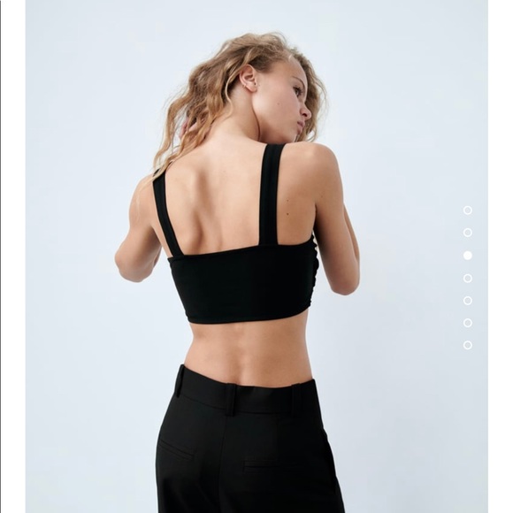 Zara black top size medium - Picture 4 of 8
